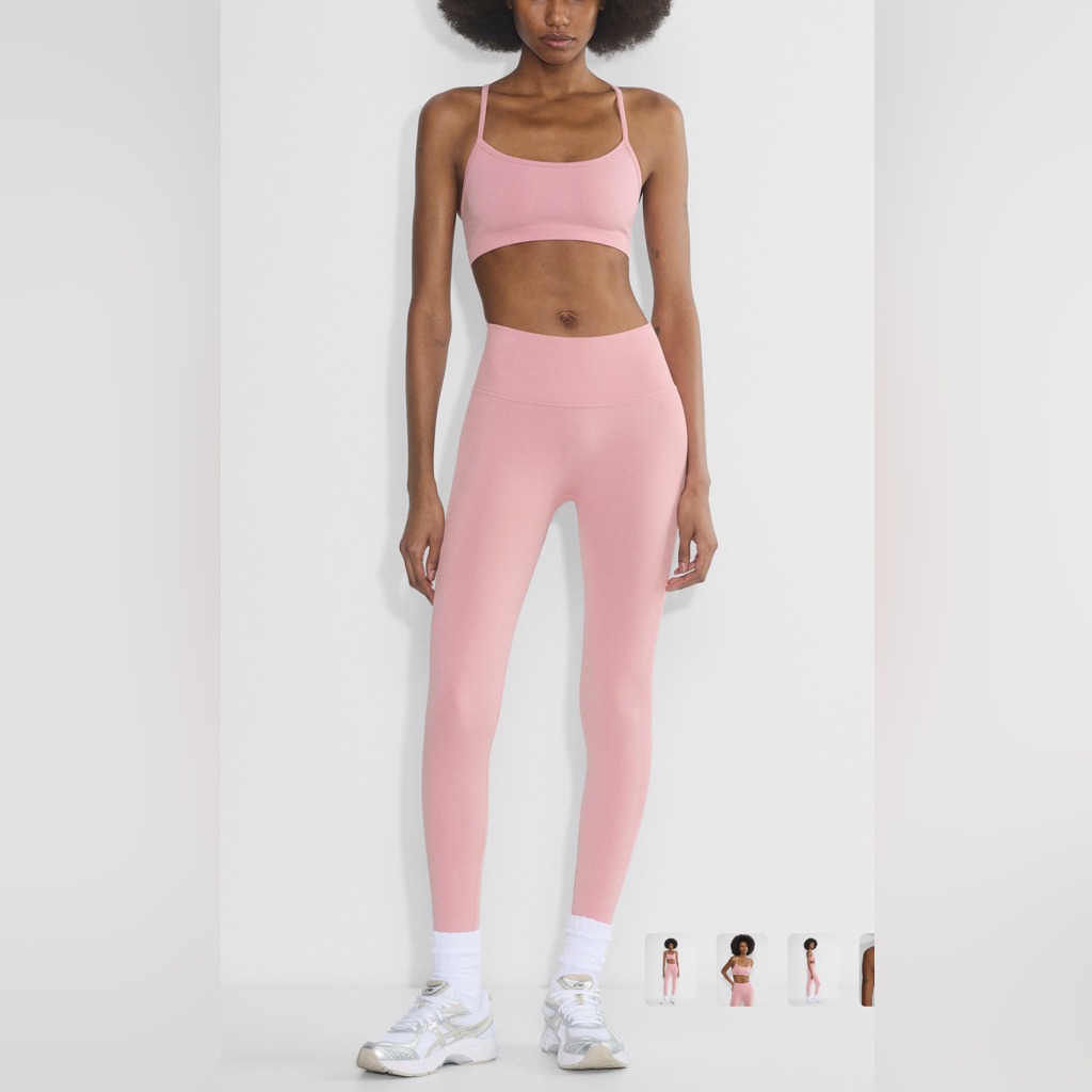 Bodygrip Scoopneck Bra Top & Cheeky Hi-Rise 26” Legging